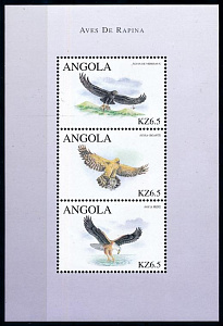 Ангола, 2000, Птицы, Орлы лист